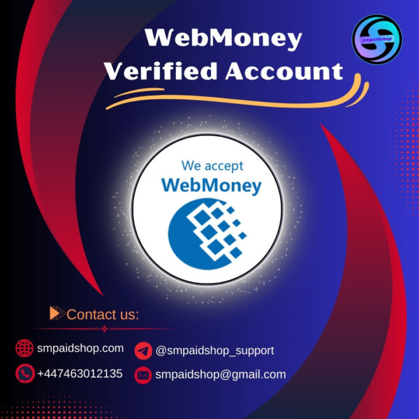 Buy WebMoney Verified Account
